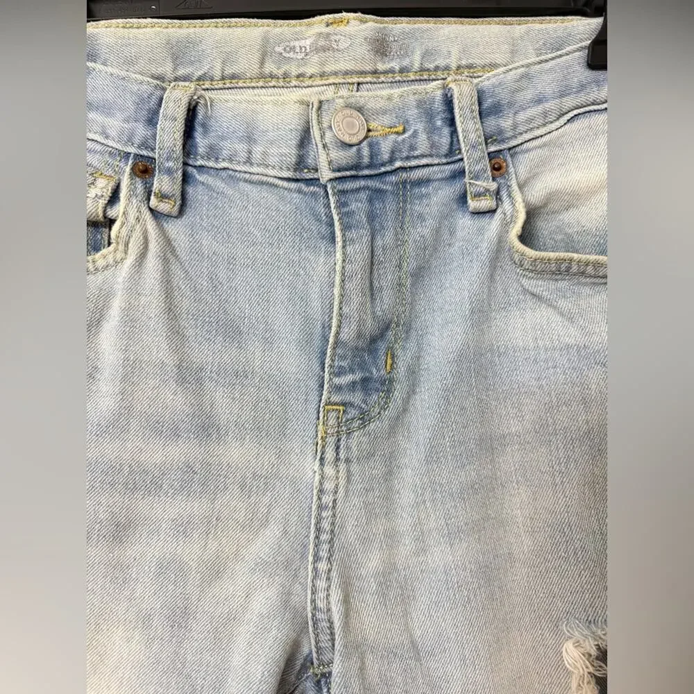 Old Navy Skinny Built-In Tough Distressed Jeans for Girls Size 14